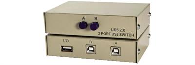 SWITCH 2 PORTE USB MECCANICO        Mod.MT-1A2B GBC