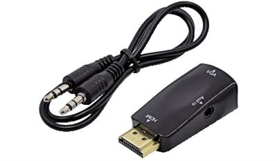 CONVERTITORE HDMI>VGA MICRO C/AUDIO