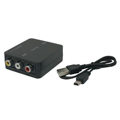 CONVERTITORE DA HDMI>RCA AV ALIMENTATO IN USB