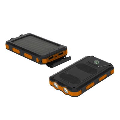 POWER BANK SOLARE C/TORCIA LED 8A
